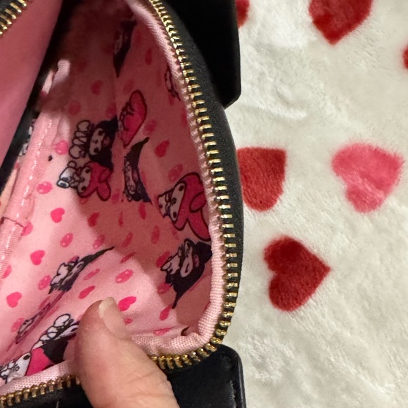 Sanrio My Melody & Kuromi Loungefly mini backpack! Excellent condition! main image 5